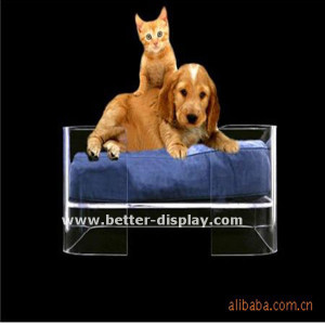 Wholesale Luxury Clear Acrylic Pet Dog Bed